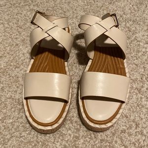 Sarto sandals never been worn!